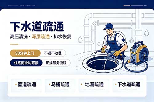 鹿泉下水道疏通